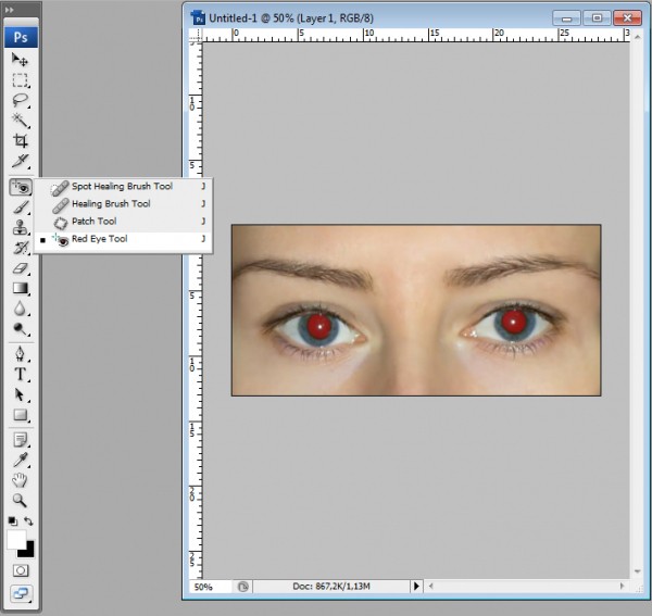 Как делается ретушь глаз в Фотошопе