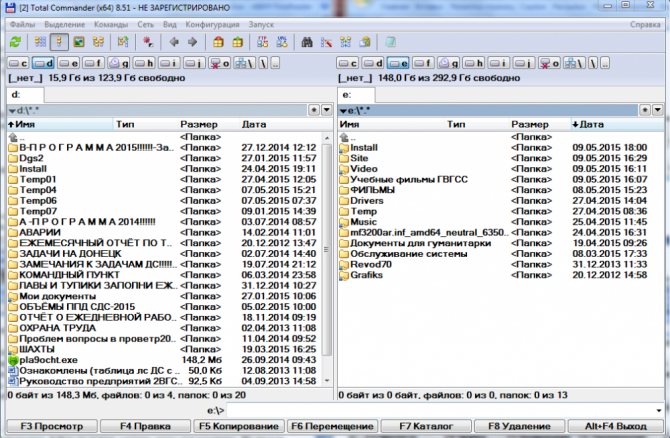 Total Commander (Тотал Коммандер) – основные возможности