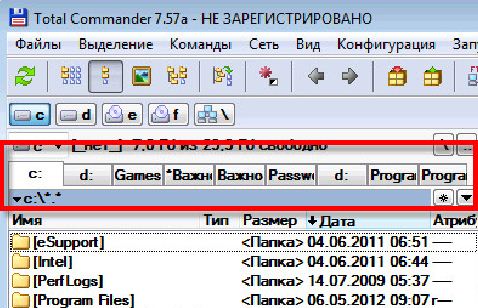 Total Commander (Тотал Коммандер) – основные возможности