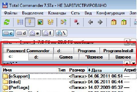 Total Commander (Тотал Коммандер) – основные возможности