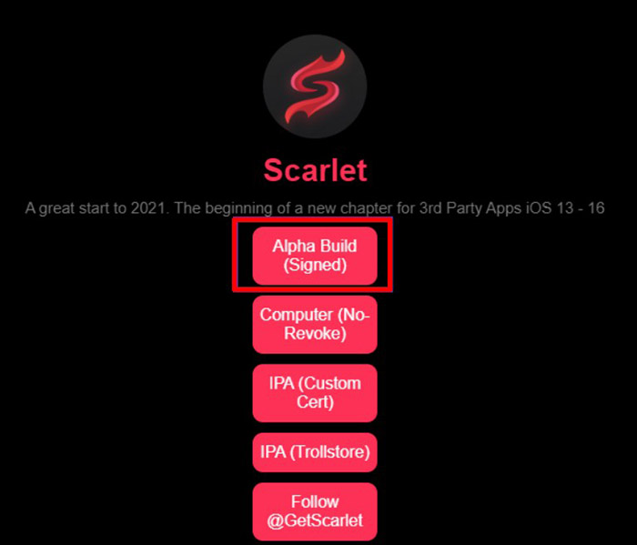 Нулс на айфон скарлет. Scarlet для IOS установка IPA.