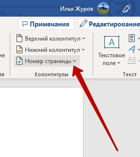 Как сделать нумерацию страниц в ворде