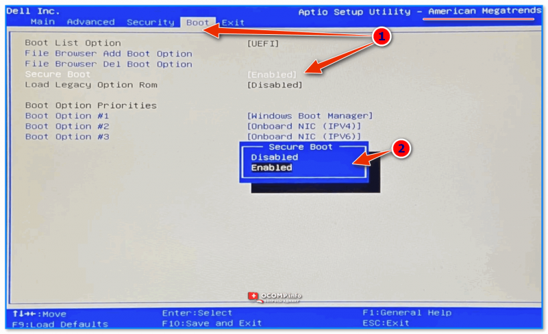 Как отключить безопасную загрузку (Secure Boot), и что делать, если эта опция не меняется в BIOS