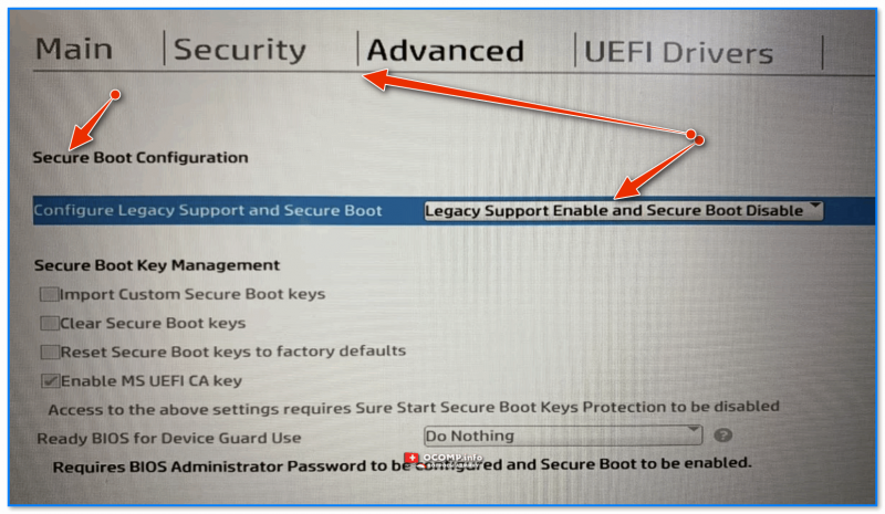 Как отключить безопасную загрузку (Secure Boot), и что делать, если эта опция не меняется в BIOS