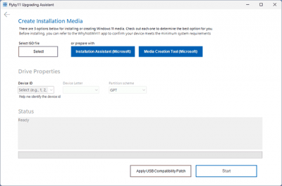 Flyby11 — простое обновление до Windows 11 24H2 на неподдерживаемом компьютере