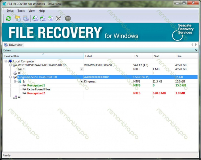 Программы для восстановления файлов: Seagate File Recovery